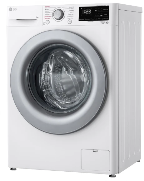 Стиральная машина LG F2V3HS4W класс: A загр.фронтальная макс.:7кг белый инвертор