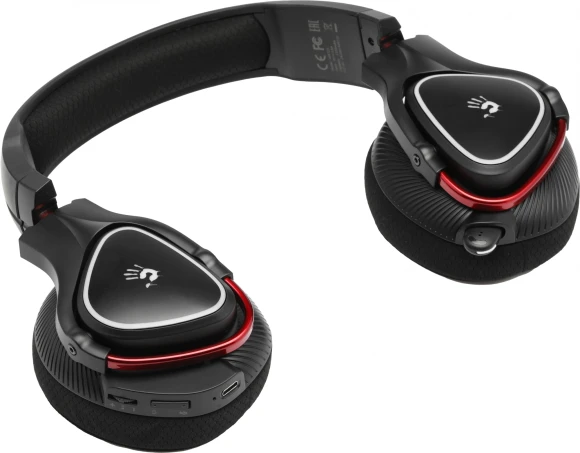 Наушники с микрофоном A4Tech Bloody MR720 черный мониторные BT/Radio оголовье (MR720 BLACK) Наушники с микрофоном A4Tech Bloody MR720 черный мониторные BT/Radio оголовье (MR720 BLACK)