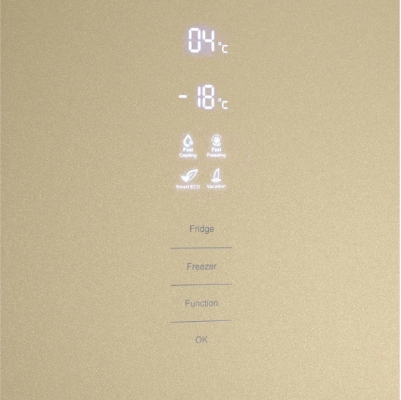 Холодильник Maunfeld MFF185NFBG 2-хкамерн. бежевый инвертер Холодильник Maunfeld MFF185NFBG 2-хкамерн. бежевый инвертер