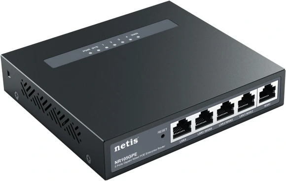 Маршрутизатор Netis NR105GPE 10/100/1000BASE-T черный