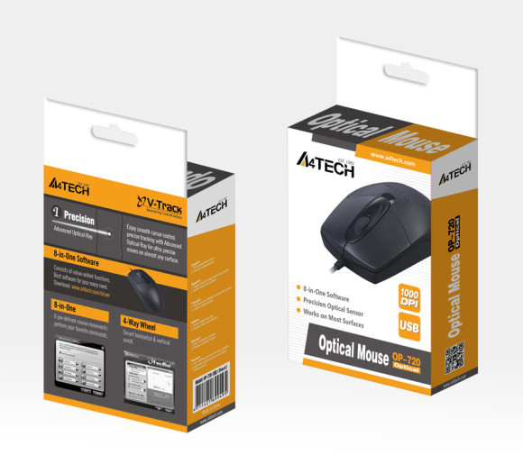 Мышь A4Tech OP-720 черный оптическая 1200dpi USB 3but (OP-720 USB (BLACK)) Мышь A4Tech OP-720 черный оптическая 1200dpi USB 3but (OP-720 USB (BLACK))