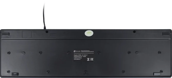 Клавиатура Оклик 550ML черный USB slim Multimedia LED (1061617) Клавиатура Оклик 550ML черный USB slim Multimedia LED (1061617)