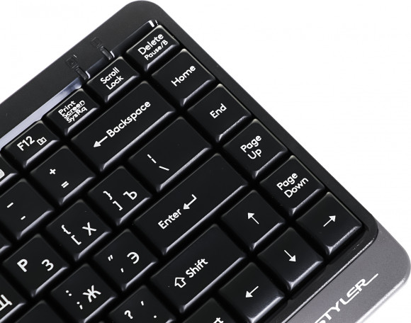 Клавиатура A4Tech Fstyler FK11 черный USB slim (FK11 USB (GREY)) кабель 1.5м Клавиатура A4Tech Fstyler FK11 черный USB slim (FK11 USB (GREY)) кабель 1.5м