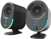 Колонки Оклик OK-303A 2.0 черный 20Вт BT Колонки Оклик OK-303A 2.0 черный 20Вт BT