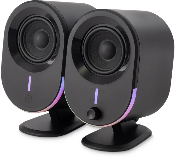 Колонки Оклик OK-303A 2.0 черный 20Вт BT