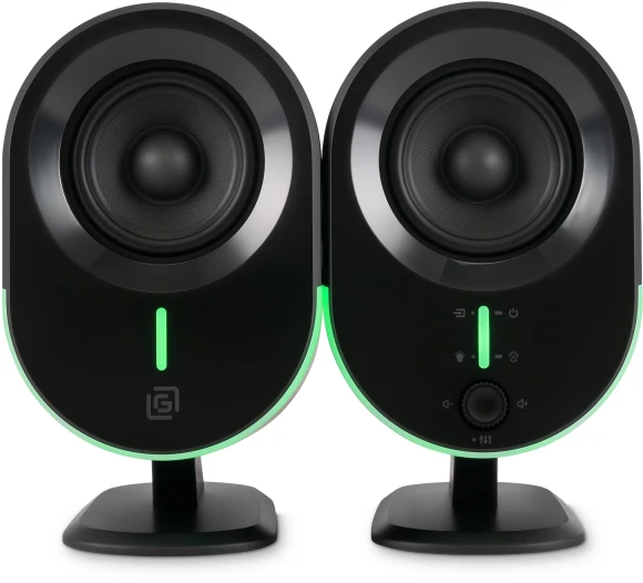 Колонки Оклик OK-303A 2.0 черный 20Вт BT