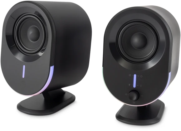 Колонки Оклик OK-303A 2.0 черный 20Вт BT