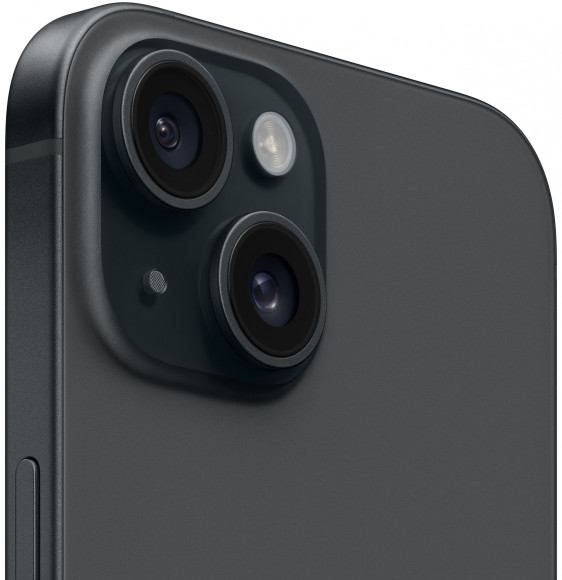 Смартфон Apple A3090 iPhone 15 128Gb 6Gb черный моноблок 3G 4G 1Sim 6.1" 1179x2556 iOS 17 48Mpix 802.11 a/b/g/n/ac/ax NFC GPS GSM900/1800 Protect