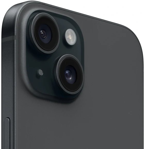 Смартфон Apple A3090 iPhone 15 128Gb 6Gb черный моноблок 3G 4G 1Sim 6.1" 1179x2556 iOS 17 48Mpix 802.11 a/b/g/n/ac/ax NFC GPS GSM900/1800 Protect