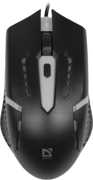 Мышь Defender Hit MB-601 черный оптическая 1200dpi USB 3but (52601)