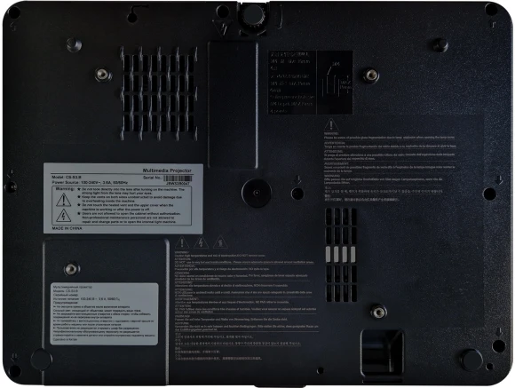 Проектор Cactus CS-S2.B 3LCD 64000Lm LS 4000Lm ANSI (1024x768) 15000:1 ресурс лампы:10000часов 1xUSB typeA 2xHDMI 3.26кг