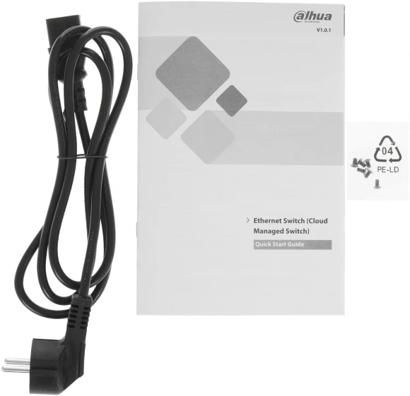 Коммутатор Dahua DH-S4228-24GT-240 (L2) 28x1Гбит/с 2SFP 24PoE 240W управляемый