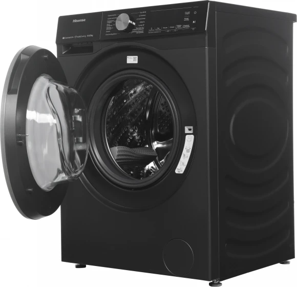 Стиральная машина Hisense WD5S1045BB пан.англ. класс: A загр.фронтальная макс.:10.5кг (с сушкой) черный инвертор