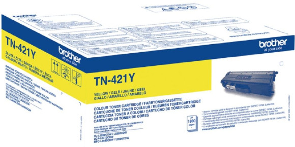 Картридж лазерный Brother TN421Y желтый (1800стр.) для Brother HL-L8260/8360/DCP-L8410/MFC-L8690/8900 Картридж лазерный Brother TN421Y желтый (1800стр.) для Brother HL-L8260/8360/DCP-L8410/MFC-L8690/8900