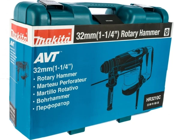 Перфоратор Makita HR3210C патрон:SDS-plus уд.:5Дж 850Вт (кейс в комплекте) Перфоратор Makita HR3210C патрон:SDS-plus уд.:5Дж 850Вт (кейс в комплекте)