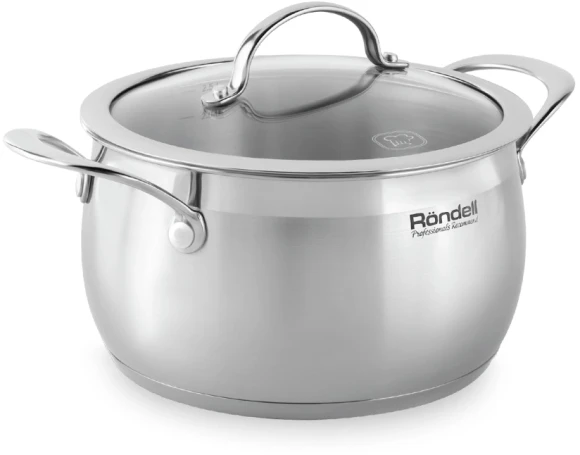 Кастрюля Rondell Admiring RDS-746 2.5л. d=18см (с крышкой) стальной