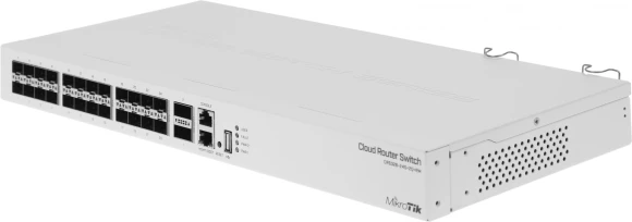 Коммутатор MikroTik CRS326-24S+2Q+RM (L3) 1x100Мбит/с 24SFP+ 2xQSFP+ управляемый