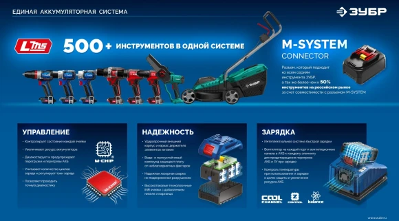 Дрель-шуруповерт Зубр DB-50-22 40Вт аккум. патрон:быстрозажимной (кейс в комплекте)