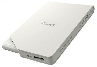 Жесткий диск Silicon Power USB3.0 1TB SP010TBPHDS03S3W S03 Stream 2.5" белый Жесткий диск Silicon Power USB3.0 1TB SP010TBPHDS03S3W S03 Stream 2.5" белый