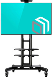 Подставка для телевизора Onkron TS1552 черный 40"-70" макс.60.5кг напольный мобильный Подставка для телевизора Onkron TS1552 черный 40"-70" макс.60.5кг напольный мобильный
