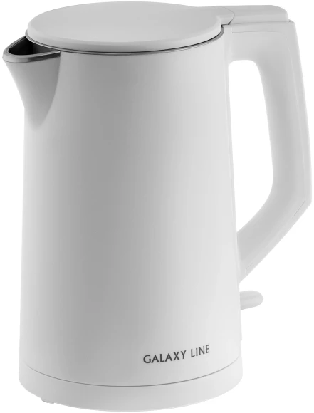 Чайник электрический Galaxy Line GL 0353 1.8л. 1800Вт белый корпус: нерж.сталь/пластик (7010103530)