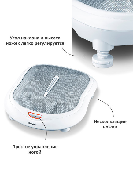 Массажер для ног Beurer FM60 50Вт белый (649.31) Массажер для ног Beurer FM60 50Вт белый (649.31)