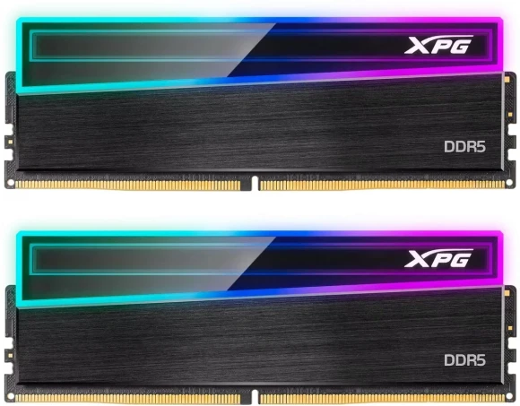 Память DDR5 16GB 5600MHz A-Data AX5U5600C4616G-CNKRBK XPG Novakey RGB RTL Gaming PC5-44800 CL46 DIMM UDIMM ECC 288-pin 1.1В kit single rank с радиатором Ret Память DDR5 16GB 5600MHz A-Data AX5U5600C4616G-CNKRBK XPG Novakey RGB RTL Gaming PC5-44800 CL46 DIMM UDIMM ECC 288-pin 1.1В kit single rank с радиатором Ret