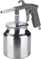 Пистолет пескоструйный Zitrek 8036J 200л/мин соп.:6мм бак:0.75л серый/серебристый Пистолет пескоструйный Zitrek 8036J 200л/мин соп.:6мм бак:0.75л серый/серебристый