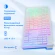 Клавиатура Оклик 550ML белый USB slim Multimedia LED Клавиатура Оклик 550ML белый USB slim Multimedia LED