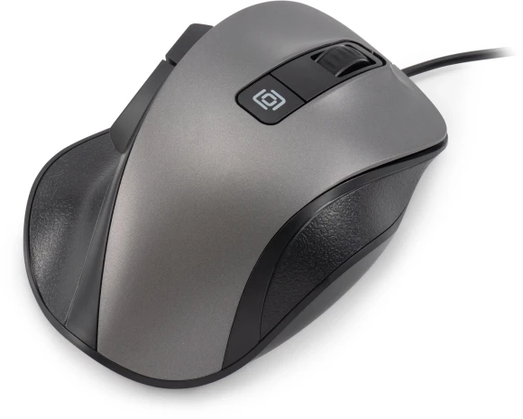 Мышь Оклик 504M черный/серый оптическая 3600dpi silent USB 6but (2004741)