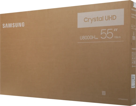 Телевизор LED Samsung 55" UE55U8000HUXPY черный/серый 4K Ultra HD 60Hz DVB-T2 DVB-C DVB-S2 USB WiFi Smart TV