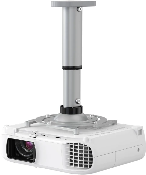 Кронштейн для проектора Cactus CS-VM-PR05M-AL серебристый макс.24кг потолочный поворот и наклон