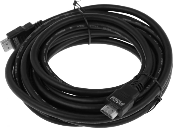 Кабель аудио-видео LAZSO WH-111 HDMI (m)/HDMI (m) 5м. позолоч.конт. черный (WH-111(5M)) Кабель аудио-видео LAZSO WH-111 HDMI (m)/HDMI (m) 5м. позолоч.конт. черный (WH-111(5M))