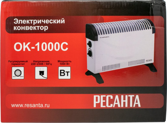 Конвектор Ресанта ОК-1000С 1000Вт белый