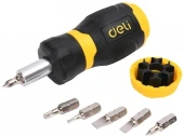 Отвертка Deli DL636182N в компл.:6 предметов