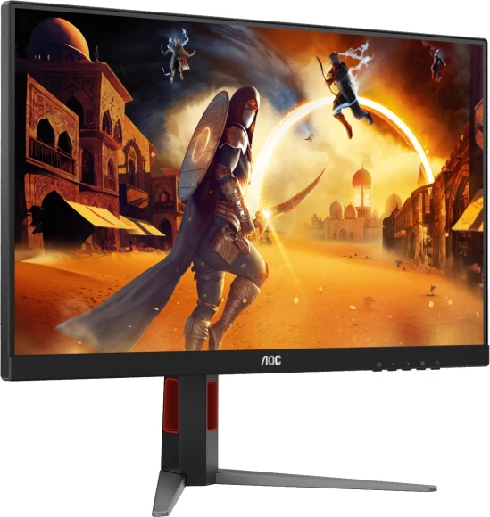 Монитор AOC 27" Q27G4/D черный IPS LED 16:9 HDMI матовая HAS Piv 350cd 178гр/178гр 2560x1440 200Hz DP Quad 2K (1440p) 4.82кг
