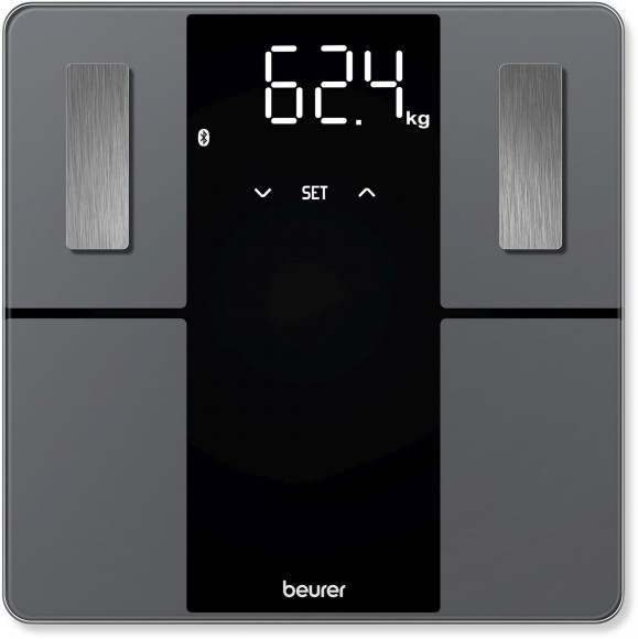 Весы напольные электронные Beurer BF 500 Super Black Edition макс.180кг черный Весы напольные электронные Beurer BF 500 Super Black Edition макс.180кг черный