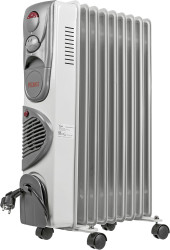 Тепловентилятор Ресанта ТВК-3 2000Вт серебристый/черный