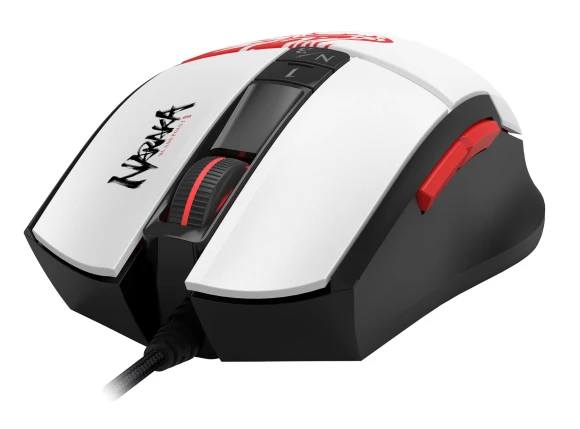 Мышь A4Tech Bloody L65 Max белый/рисунок оптическая 12000dpi USB 6but (L65 MAX NARAKA) Мышь A4Tech Bloody L65 Max белый/рисунок оптическая 12000dpi USB 6but (L65 MAX NARAKA)