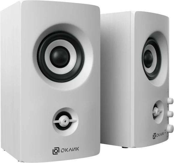 Колонки Оклик OK-164 2.0 белый 30Вт