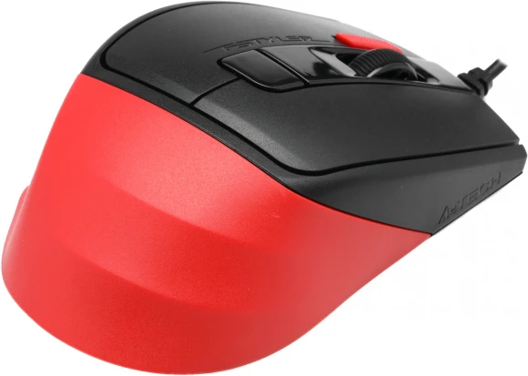Мышь A4Tech Fstyler FM45S Air красный/черный оптическая 2400dpi silent USB 7but (FM45S AIR USB (SPORTS RED))