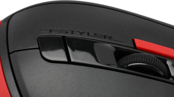 Мышь A4Tech Fstyler FM45S Air красный/черный оптическая 2400dpi silent USB 7but (FM45S AIR USB (SPORTS RED))