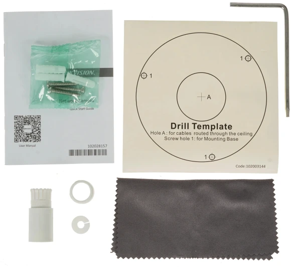 Камера видеонаблюдения IP Hikvision DS-2CD2123G2-IS(2.8MM)(D) 2.8-2.8мм цв. корп.:белый