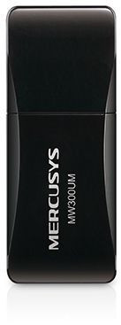Сетевой адаптер Wi-Fi Mercusys MW300UM N300 USB 2.0 Сетевой адаптер Wi-Fi Mercusys MW300UM N300 USB 2.0