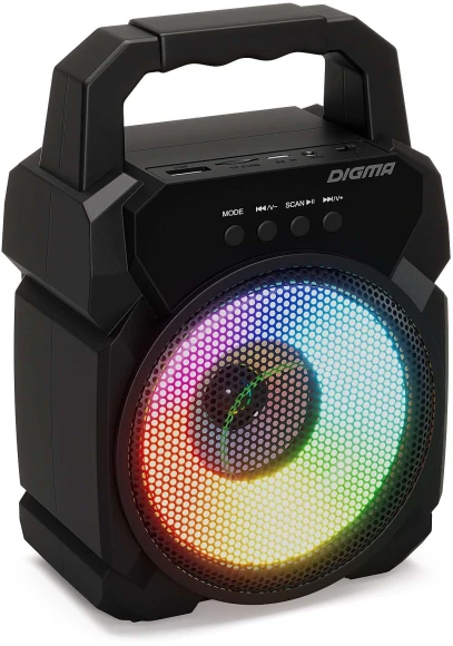 Колонка порт. Digma D-PS1500 черный 10W 1.0 BT 10м 500mAh (SP1500B) Колонка порт. Digma D-PS1500 черный 10W 1.0 BT 10м 500mAh (SP1500B)