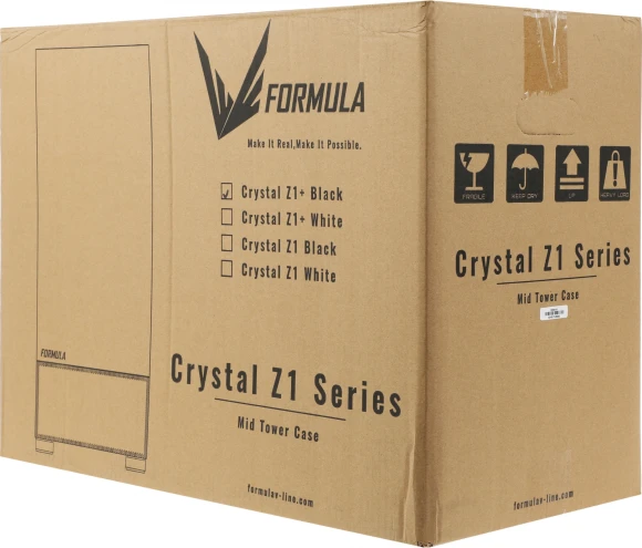 Корпус Formula Crystal Z1 PLUS черный без БП ATX 2x120mm 2xUSB2.0 1xUSB3.0 audio bott PSU Корпус Formula Crystal Z1 PLUS черный без БП ATX 2x120mm 2xUSB2.0 1xUSB3.0 audio bott PSU