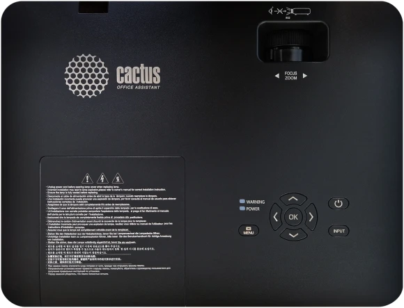 Проектор Cactus CS-S3.B 3LCD 68800Lm LS 4300Lm ANSI (1280x1024) 15000:1 ресурс лампы:10000часов 1xUSB typeA 2xHDMI 3.26кг