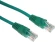 Патч-корд Buro UTP-5E-1M-GR UTP 4 пары cat.5E CCA molded 1м зеленый RJ-45 (m)-RJ-45 (m)