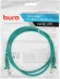 Патч-корд Buro UTP-5E-1M-GR UTP 4 пары cat.5E CCA molded 1м зеленый RJ-45 (m)-RJ-45 (m)