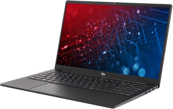 Ноутбук IRU Strato 15ALID4 Core i5 13420H 16Gb SSD512Gb Intel UHD Graphics 15.6" IPS FHD (1920x1080) без ОС black WiFi BT Cam 6000mAh (2168027)